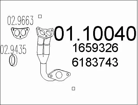 Exhaust Pipe (01.10040)