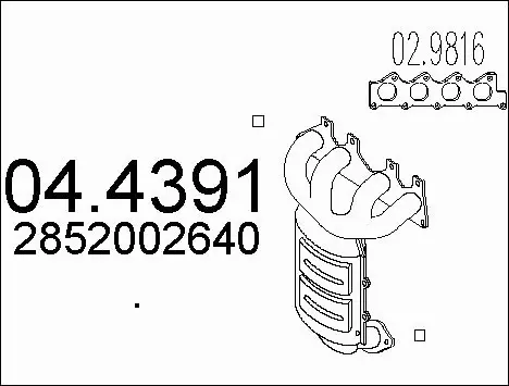 Catalytic Converter (04.4391)