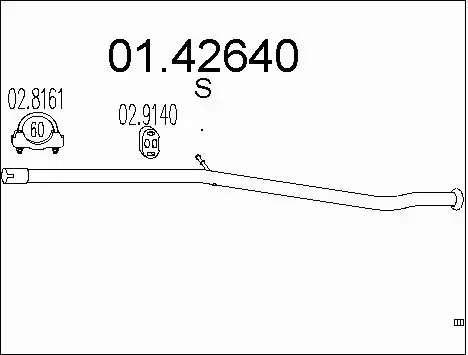 Exhaust Pipe (01.42640)