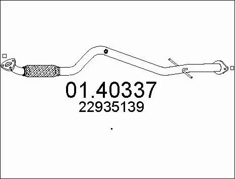 Exhaust Pipe (01.40337)