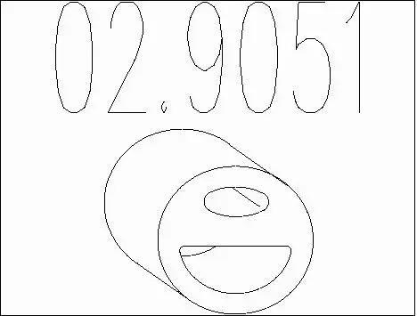 Rubber Buffer, muffler (02.9051)