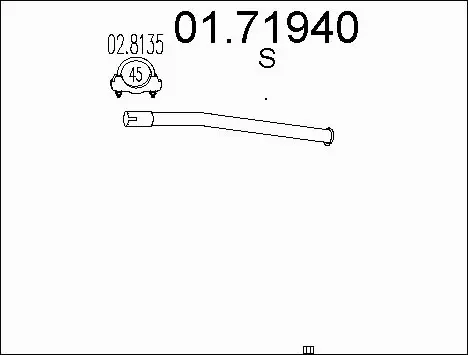 Exhaust Pipe (01.71940)