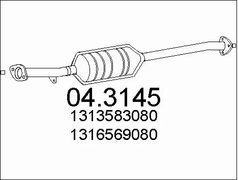 Catalytic Converter (04.3145)