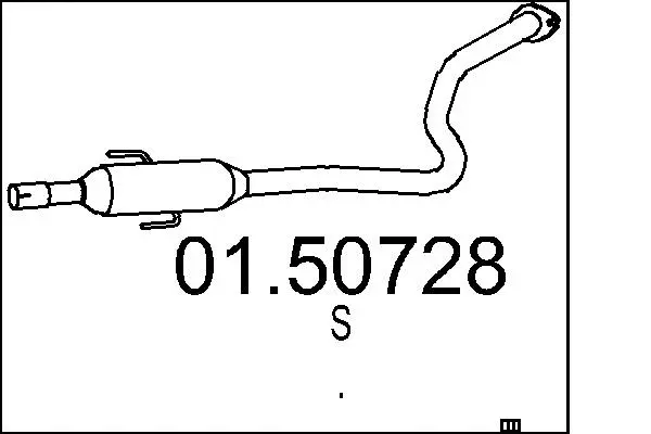 Centre Muffler (01.50728)