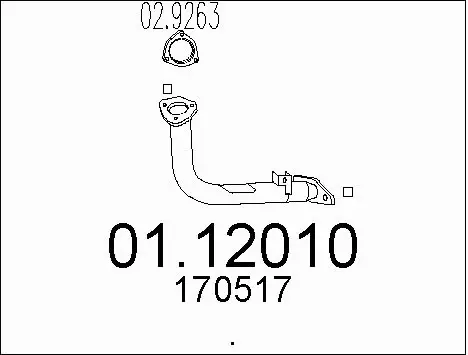 Exhaust Pipe (01.12010)