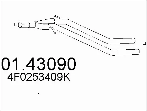 Exhaust Pipe (01.43090)