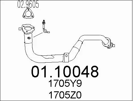 Exhaust Pipe (01.10048)