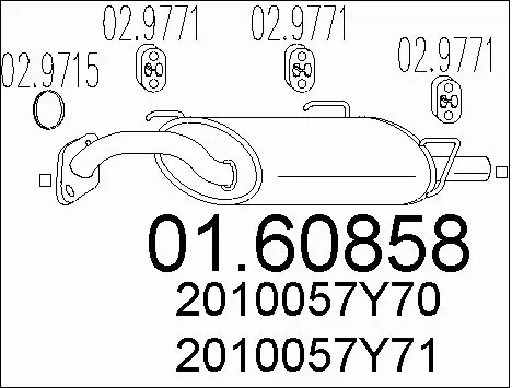 Rear Muffler (01.60858)