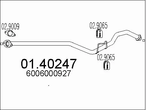 Exhaust Pipe (01.40247)