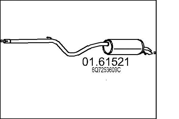 Rear Muffler (01.61521)