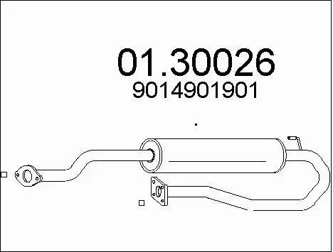 Front Muffler (01.30026)