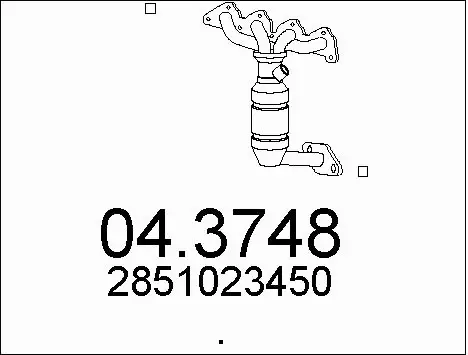 Catalytic Converter (04.3748)