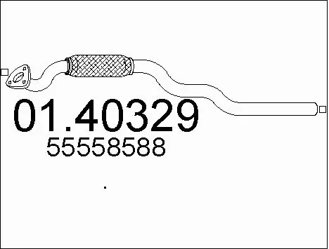 Exhaust Pipe (01.40329)