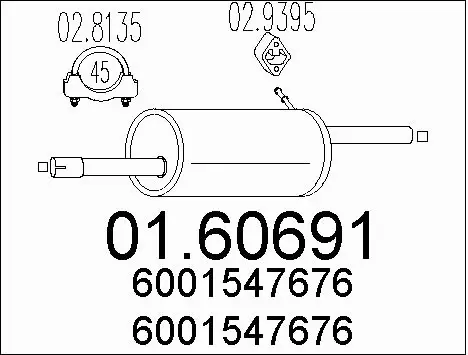 Rear Muffler (01.60691)