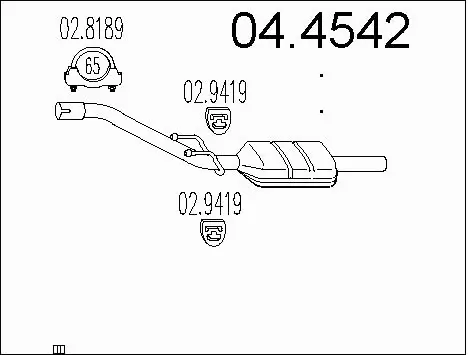 Catalytic Converter (04.4542)