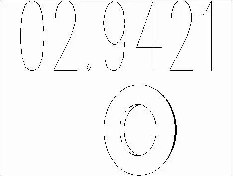 Rubber Buffer, muffler (02.9421)