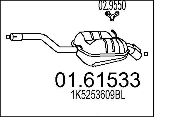 Rear Muffler (01.61533)
