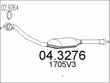 Catalytic Converter (04.3276)