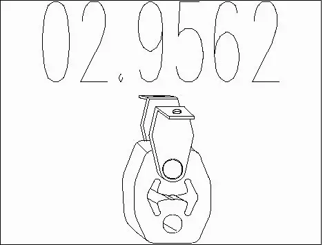Rubber Buffer, muffler (02.9562)