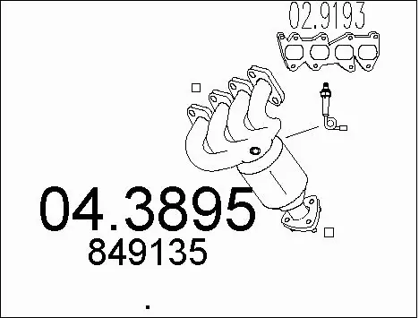 Catalytic Converter (04.3895)