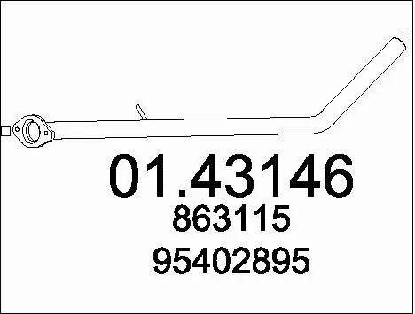 Exhaust Pipe (01.43146)