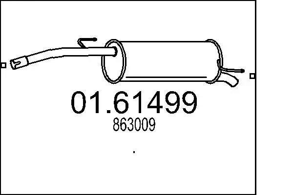 Rear Muffler (01.61499)