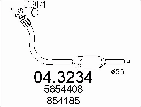 Catalytic Converter (04.3234)