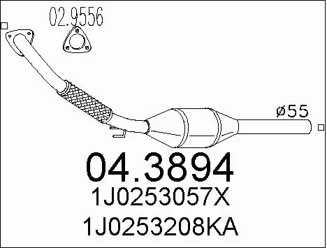 Catalytic Converter (04.3894)