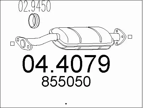 Catalytic Converter (04.4079)