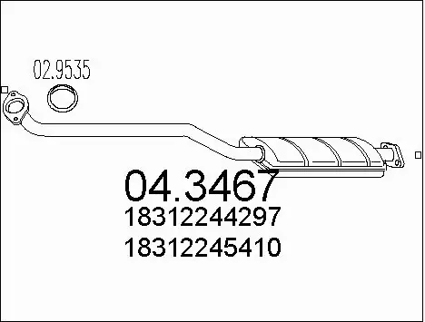 Catalytic Converter (04.3467)