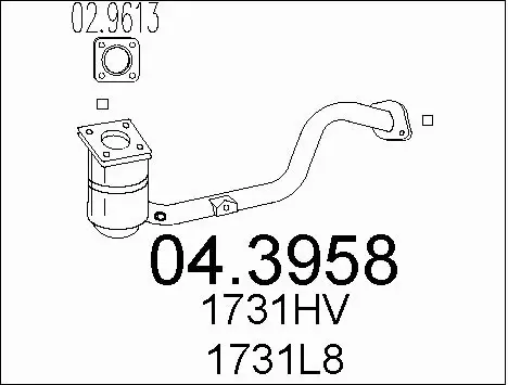 Catalytic Converter (04.3958)