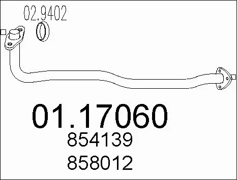 Exhaust Pipe (01.17060)