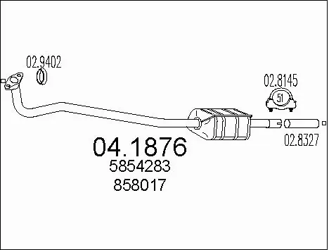 Catalytic Converter (04.1876)