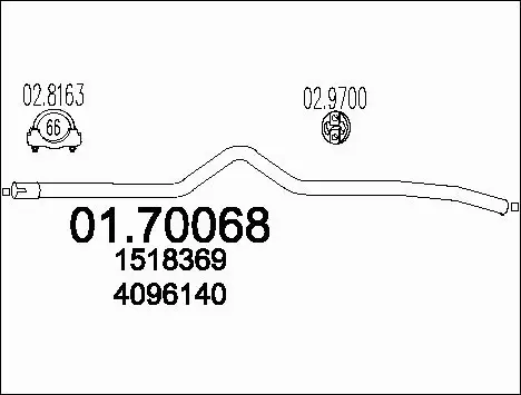 Exhaust Pipe (01.70068)