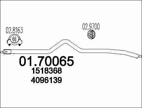 Exhaust Pipe (01.70065)