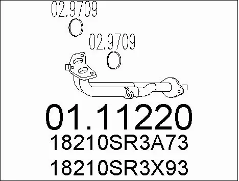 Exhaust Pipe (01.11220)