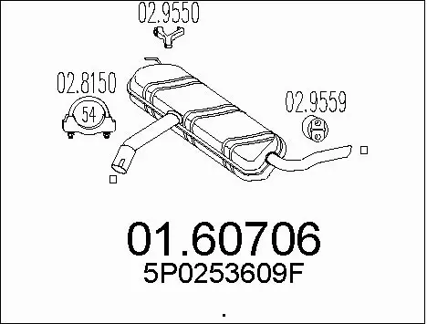 Rear Muffler (01.60706)