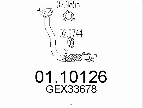 Exhaust Pipe (01.10126)