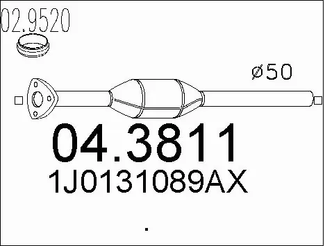 Catalytic Converter (04.3811)