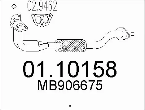 Exhaust Pipe (01.10158)