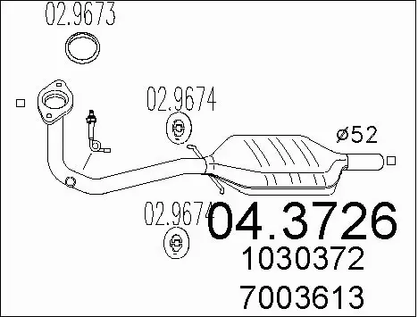 Catalytic Converter (04.3726)