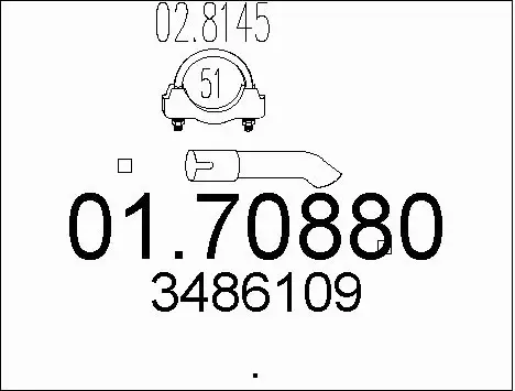 Exhaust Pipe (01.70880)