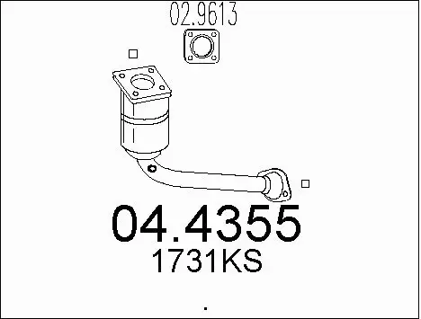 Catalytic Converter (04.4355)