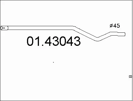 Exhaust Pipe (01.43043)