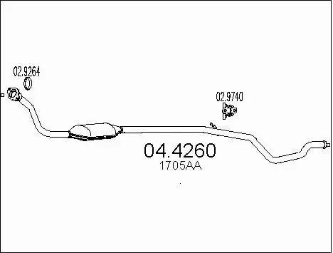 Catalytic Converter (04.4260)