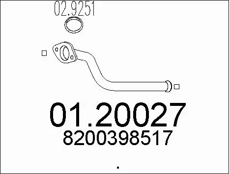 Exhaust Pipe (01.20027)