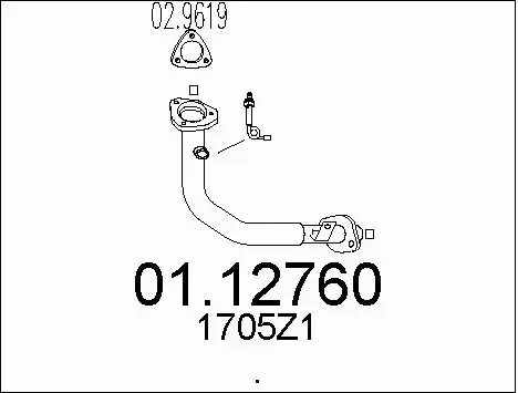 Exhaust Pipe (01.12760)