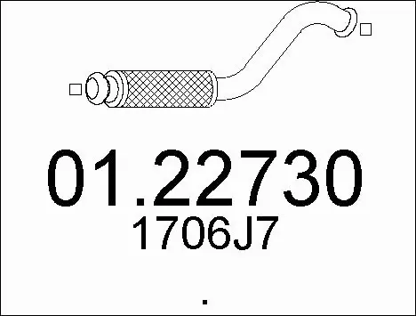 Exhaust Pipe (01.22730)