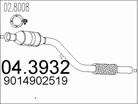Catalytic Converter (04.3932)