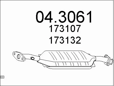 Catalytic Converter (04.3061)